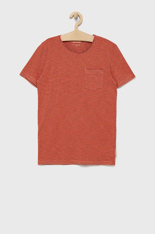 красный Детская хлопковая футболка Tom Tailor Для мальчиков