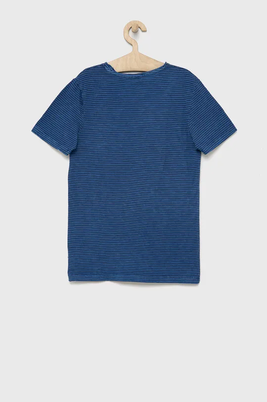 Дитяча бавовняна футболка Tom Tailor темно-синій