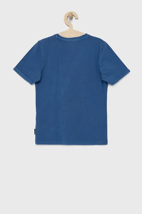 Детская хлопковая футболка Tom Tailor голубой