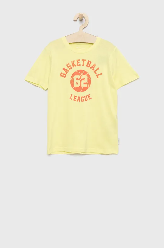 κίτρινο Παιδικό βαμβακερό μπλουζάκι Tom Tailor Για αγόρια