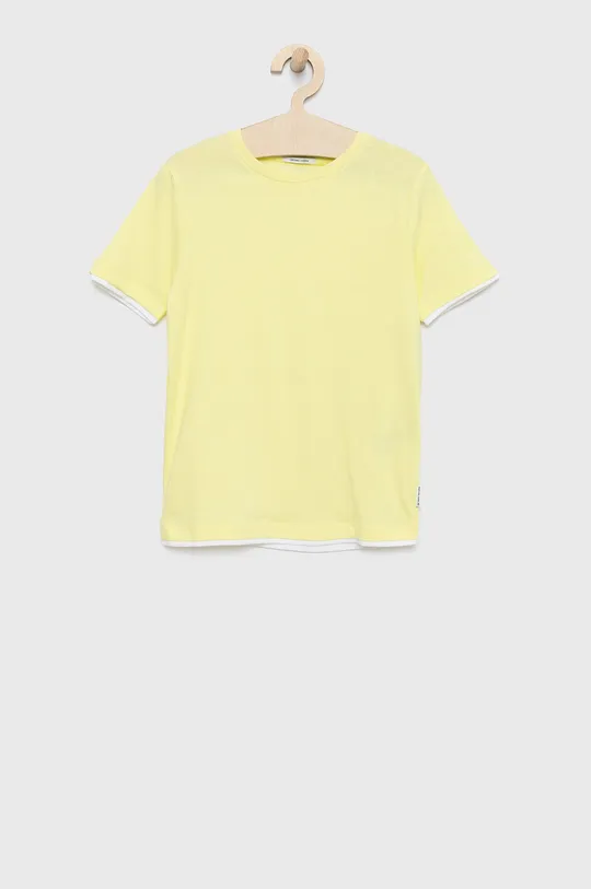 κίτρινο Παιδικό βαμβακερό μπλουζάκι Tom Tailor Για αγόρια