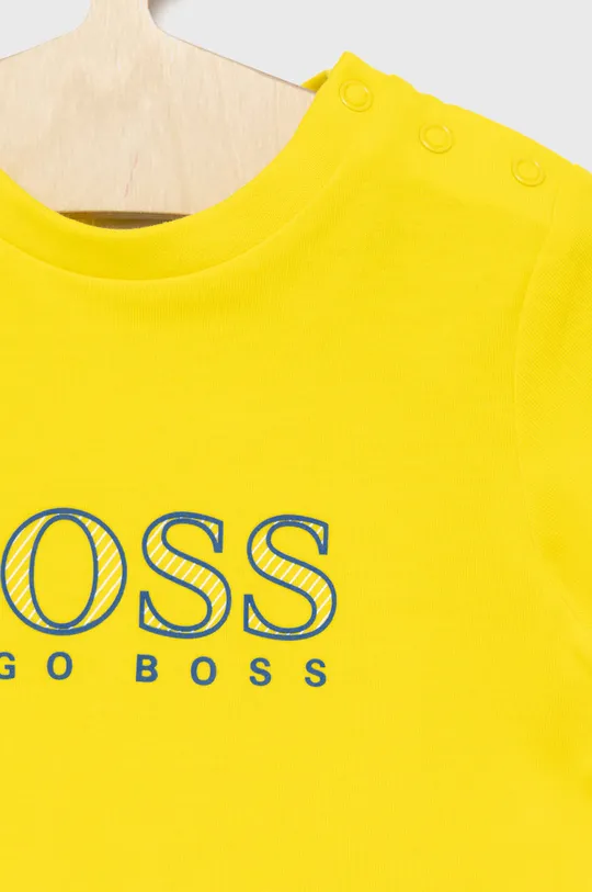 Παιδικό μπλουζάκι Boss  Υλικό 1: 100% Βαμβάκι Υλικό 2: 96% Βαμβάκι, 4% Σπαντέξ