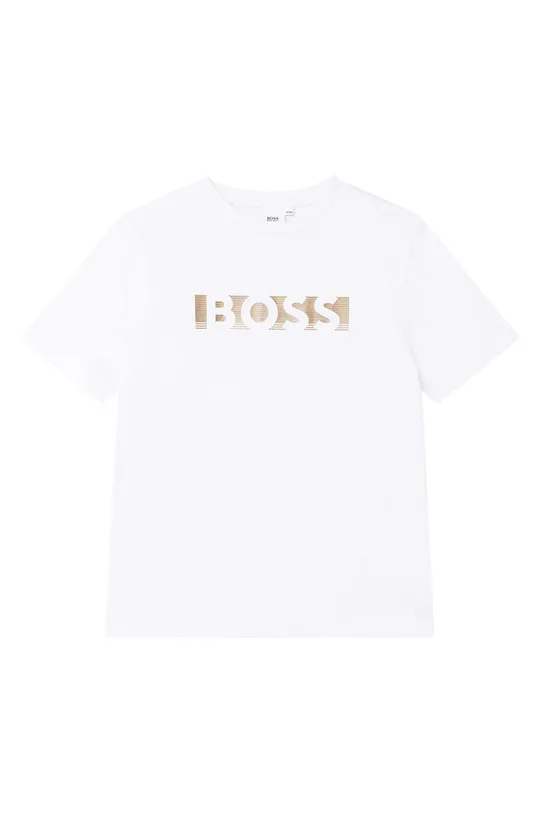 Boss t-shirt dziecięcy J25N39.114.150 biały