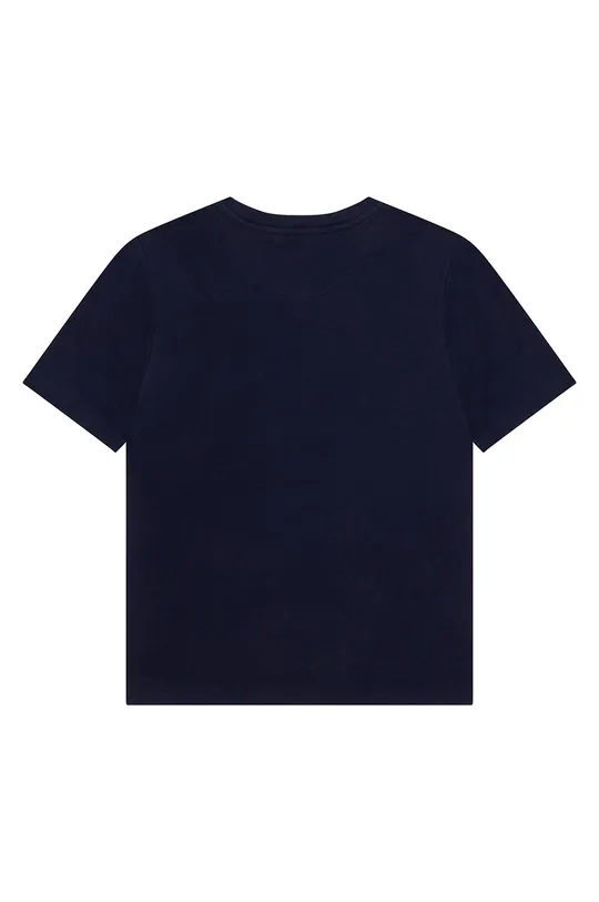Παιδικό βαμβακερό μπλουζάκι Boss  Κύριο υλικό: 100% Βαμβάκι Φινίρισμα: 96% Βαμβάκι, 4% Σπαντέξ