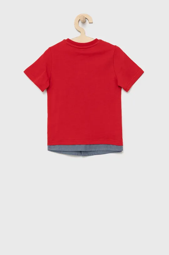 Дитяча бавовняна футболка Birba&Trybeyond червоний