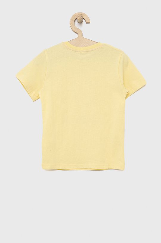 Birba&Trybeyond t-shirt bawełniany dziecięcy . jasny żółty