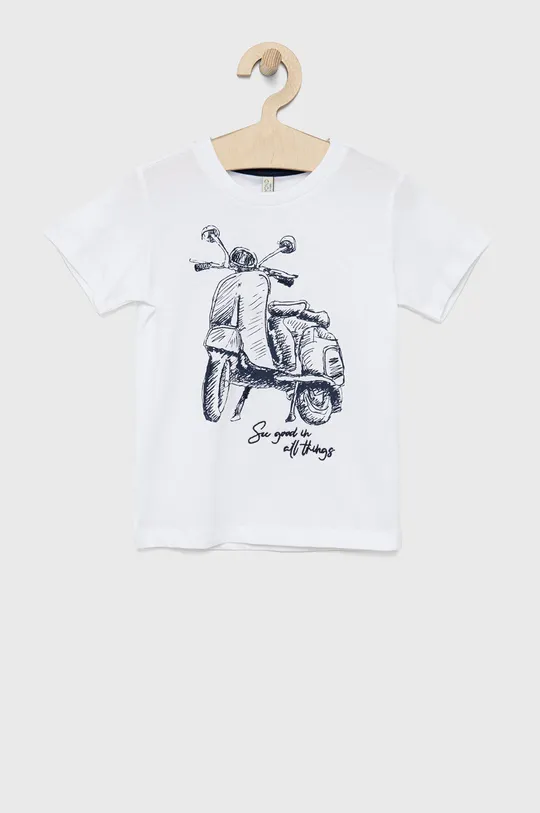 λευκό Παιδικό βαμβακερό μπλουζάκι Birba&Trybeyond Για αγόρια