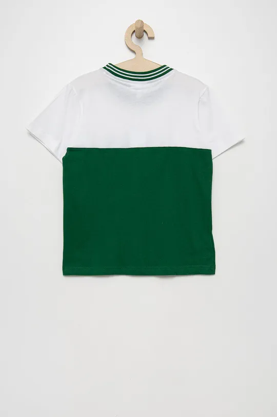 Παιδικό βαμβακερό μπλουζάκι Lacoste πράσινο