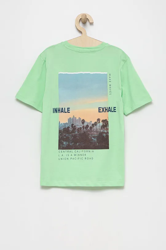 Παιδικό βαμβακερό μπλουζάκι Tom Tailor πράσινο