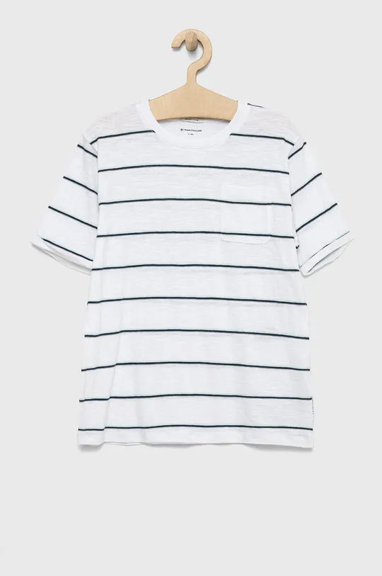 белый Детская хлопковая футболка Tom Tailor Для мальчиков