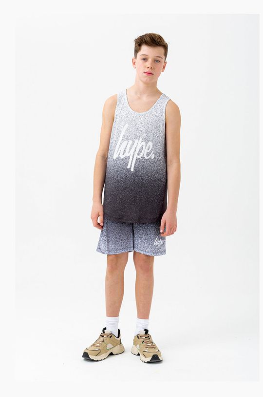 Hype t-shirt bawełniany dziecięcy szary