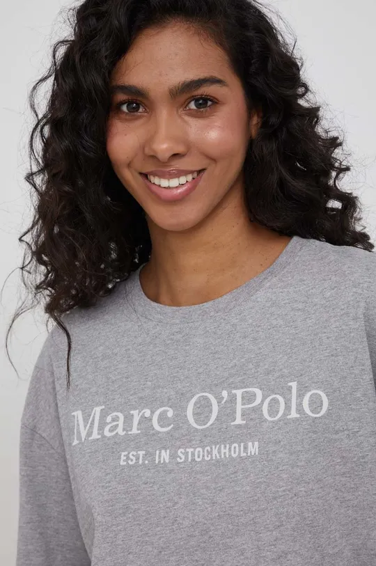 szary Marc O'Polo t-shirt bawełniany