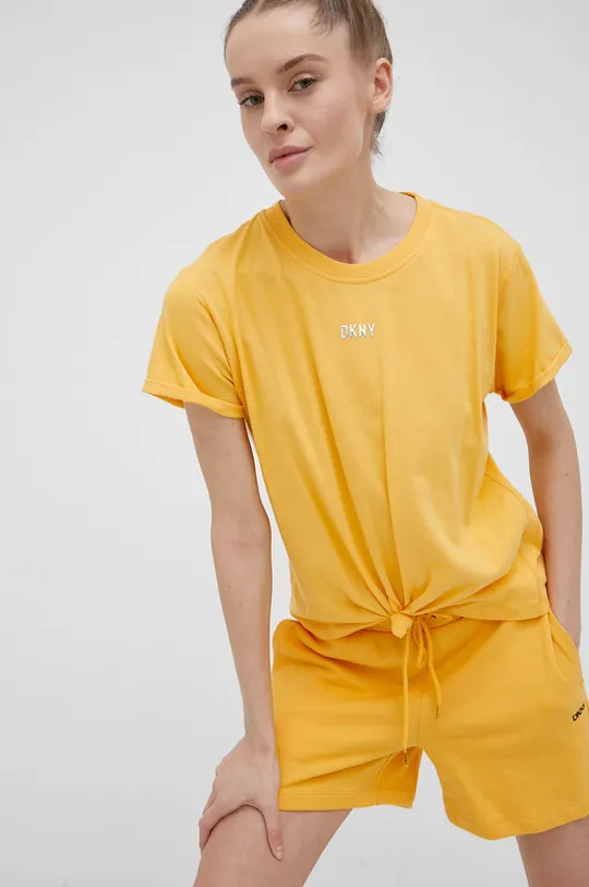 pomarańczowy Dkny t-shirt bawełniany DP1T8521 Damski