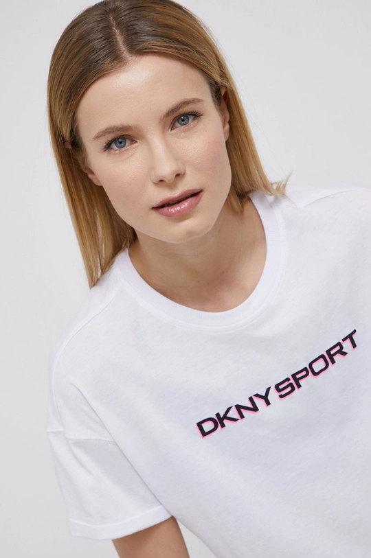 biały Dkny T-shirt bawełniany DP1T8771