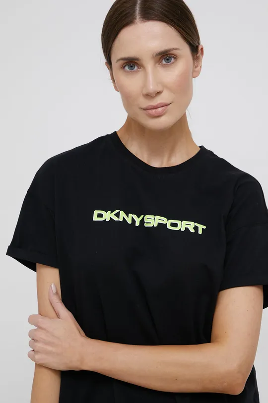 czarny Dkny T-shirt bawełniany DP1T8771