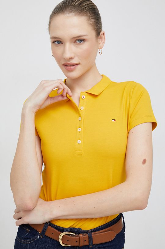 žlutá Polo tričko Tommy Hilfiger