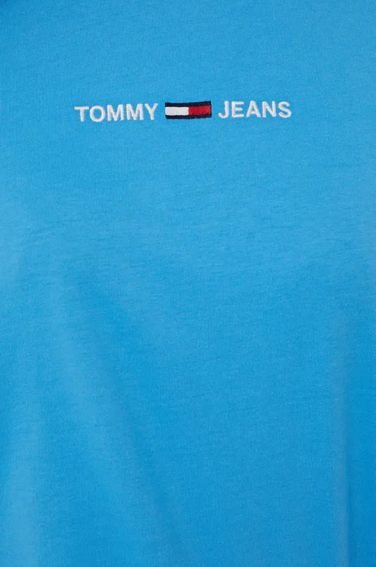 μπλε Tommy Jeans - Βαμβακερό μπλουζάκι