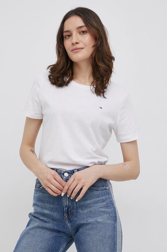 Tommy Jeans T-shirt bawełniany (2-pack) DW0DW11459.PPYY biały