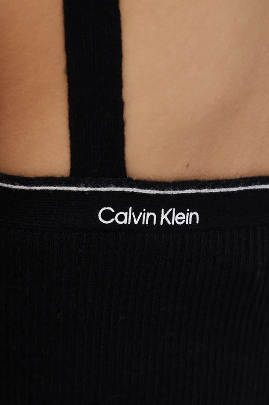 Calvin Klein Top z domieszką wełny