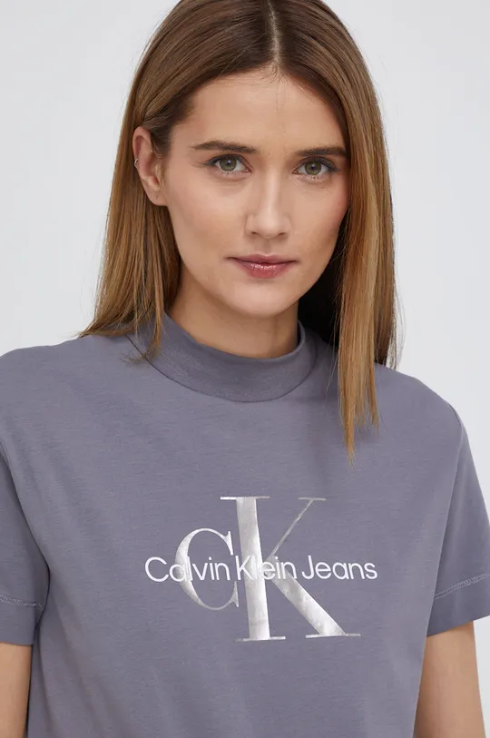 sivá Tričko Calvin Klein Jeans