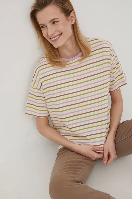 multicolor Tom Tailor t-shirt bawełniany Damski