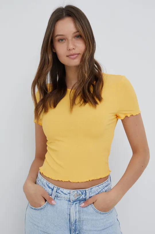 κίτρινο Μπλουζάκι Vero Moda Γυναικεία