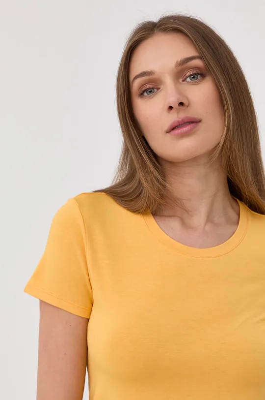 κίτρινο Μπλουζάκι Patrizia Pepe Γυναικεία
