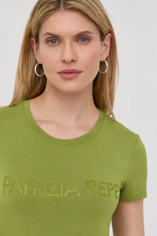 zelená Tričko Patrizia Pepe
