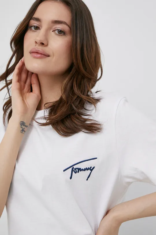 Βαμβακερό μπλουζάκι Tommy Jeans Γυναικεία