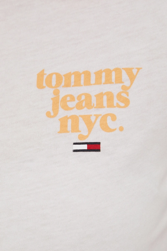 biela Tričko Tommy Jeans