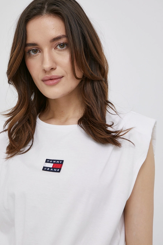 Βαμβακερό μπλουζάκι Tommy Jeans Γυναικεία