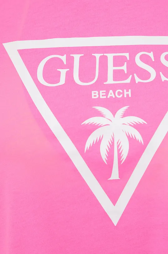 różowy Guess t-shirt