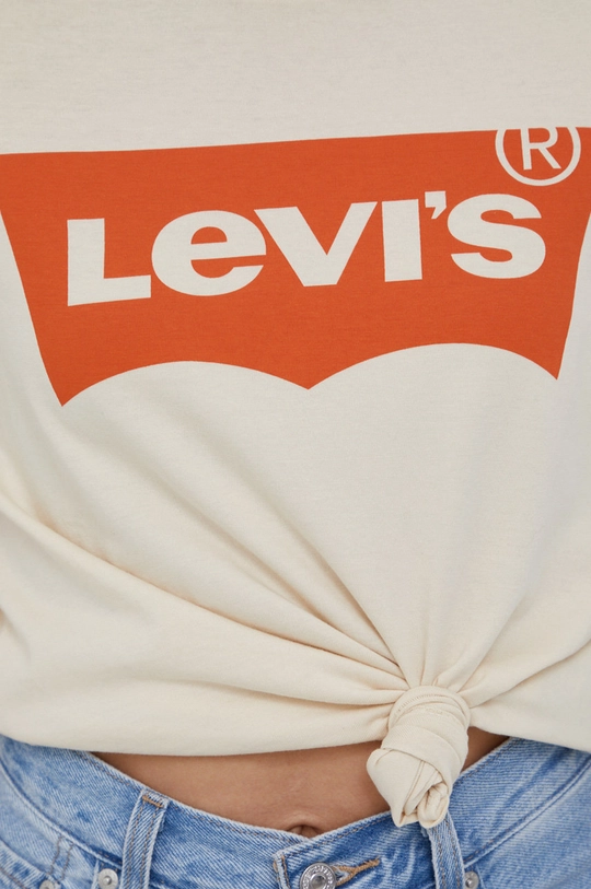 Βαμβακερό μπλουζάκι Levi's Γυναικεία