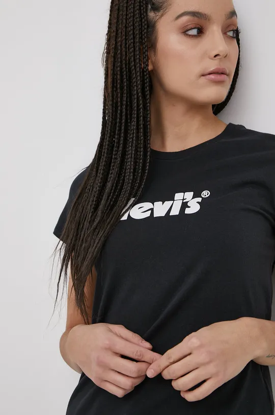black Levi's cotton t-shirt