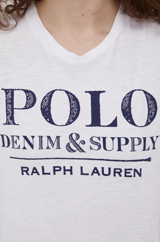 Βαμβακερό μπλουζάκι Polo Ralph Lauren Γυναικεία