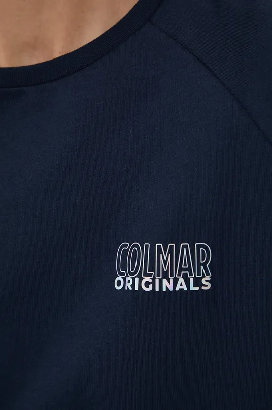 tmavomodrá Bavlnené tričko Colmar