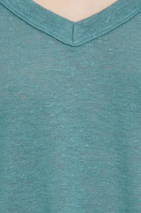 Ľanové tričko GAP Dámsky