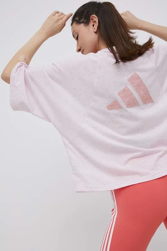 ροζ Longsleeve adidas Performance Γυναικεία