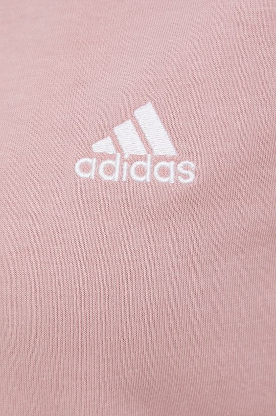 růžová Bavlněné tričko adidas HF7245