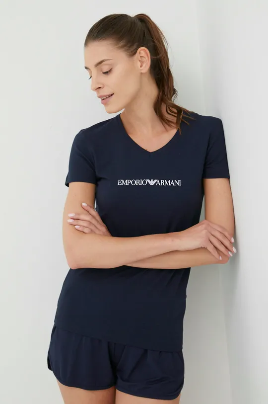 σκούρο μπλε Μπλουζάκι Emporio Armani Underwear Γυναικεία