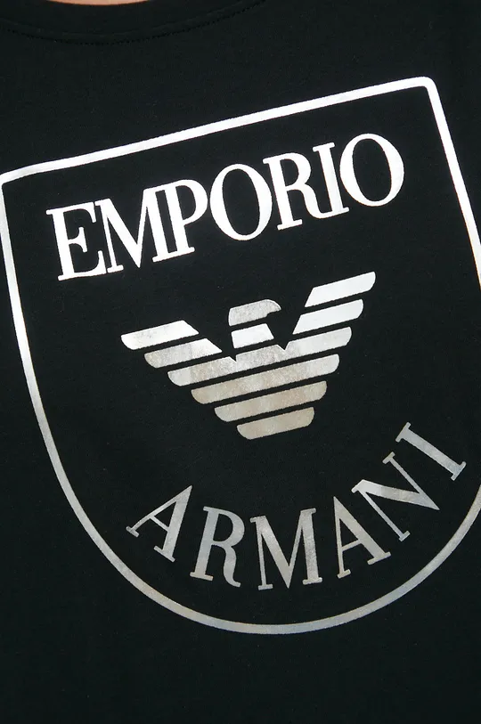 čierna Bavlnené tričko Emporio Armani Underwear