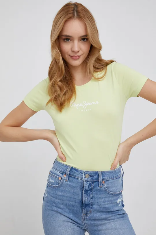 πράσινο Μπλουζάκι Pepe Jeans NEW VIRGINIA Γυναικεία