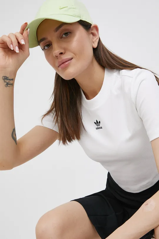 λευκό Μπλουζάκι adidas Originals Γυναικεία