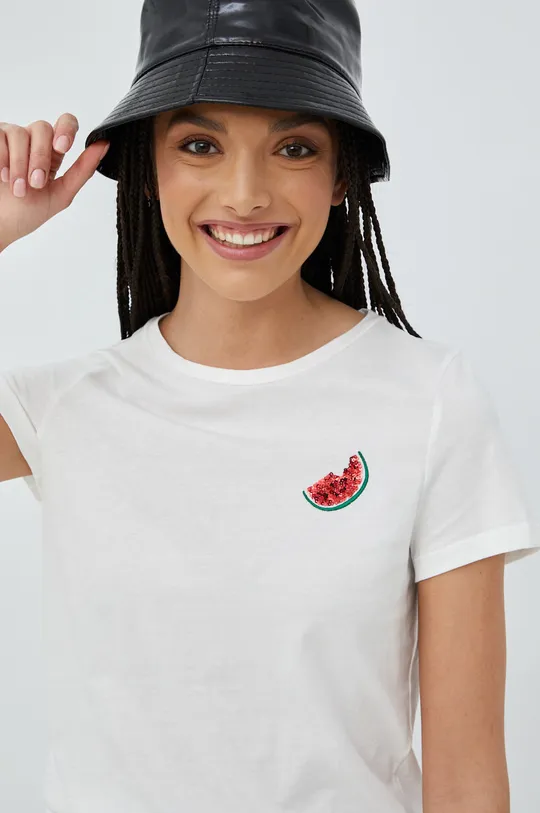 Βαμβακερό μπλουζάκι Vero Moda Γυναικεία