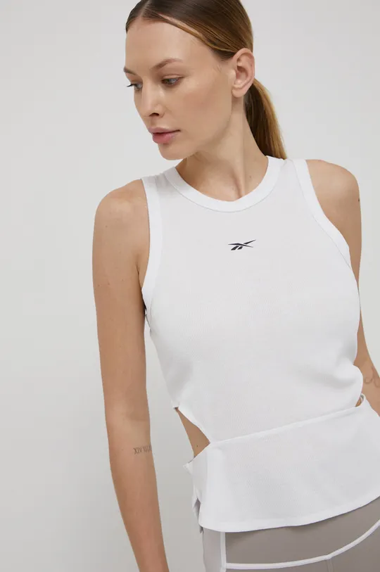 sivá Tréningový top Reebok Cut Out H46656