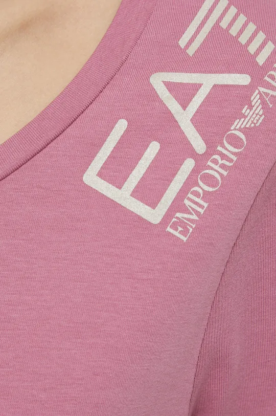 ružová EA7 Emporio Armani - Tričko