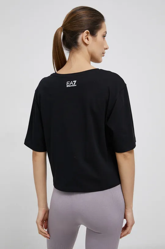 EA7 Emporio Armani - Bavlnené tričko  100% Bavlna