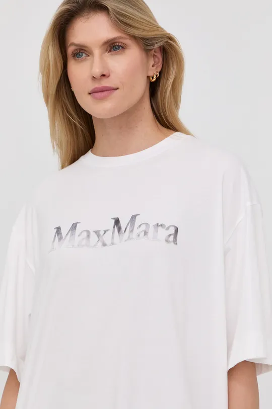 bela Kratka majica Max Mara Leisure