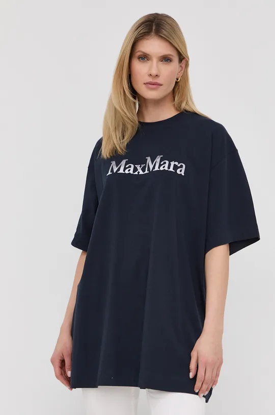 granatowy Max Mara Leisure t-shirt
