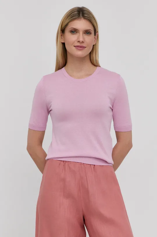 ροζ Ένα πουλόβερ σε μείγμα μεταξιού Weekend Max Mara Γυναικεία